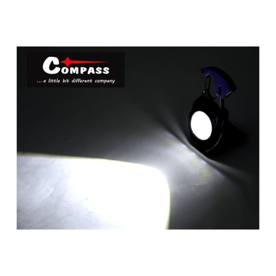 Svietidlo COB 740lm so zapaľovačom COMPASS a rezačkou pásu