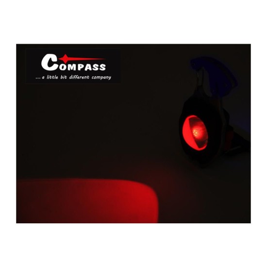 Svietidlo COB 740lm so zapaľovačom COMPASS a rezačkou pásu