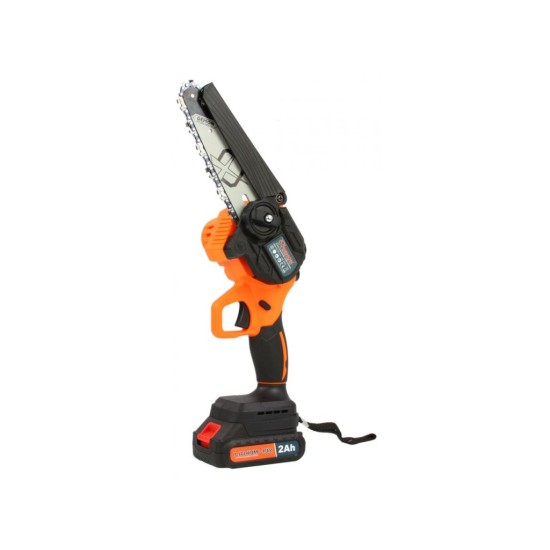 Akumulátorová jednoručná reťazová píla 6", 2xLi-Ion 21V- 2,5Ah DEMON