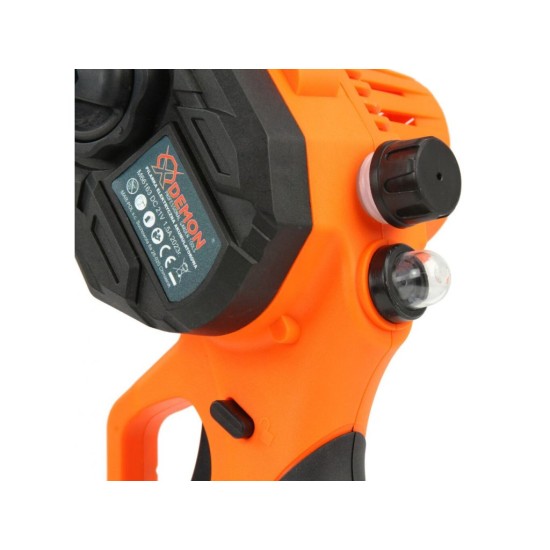 Akumulátorová jednoručná reťazová píla 6", 2xLi-Ion 21V- 2,5Ah DEMON