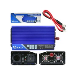 Menič napätia 12/230V 1000W/2000W, čistá sínusoida GEKO Menič napätia 12/230V 1000W/2000W, čistá sínusoida GEKO