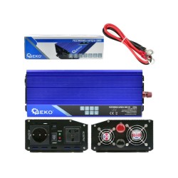 Menič napätia 12/230V 2000W/4000W, čistá sínusová vlna GEKO Menič napätia 12/230V 2000W/4000W, čistá sínusová vlna GEKO