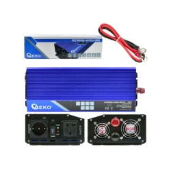 Menič napätia 24/230V 2000W/4000W, čistá sínusoida GEKO