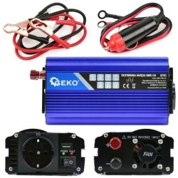 Menič napätia 24/230V 300W/600W, čistá sínusová vlna GEKO