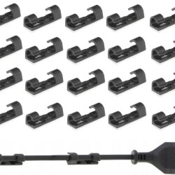 Organizér/káblová svorka 30x10mm, sada 20ks KELTIN Organizér/káblová svorka 30x10mm, sada 20ks KELTIN
