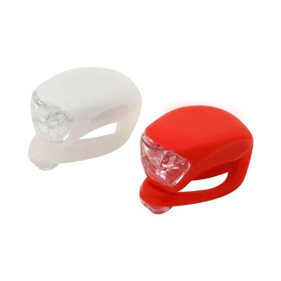 Sada svetiel na bicykel 2ks SILICON 18lm COMPASS Sada svetiel na bicykel 2ks SILICON 18lm COMPASS