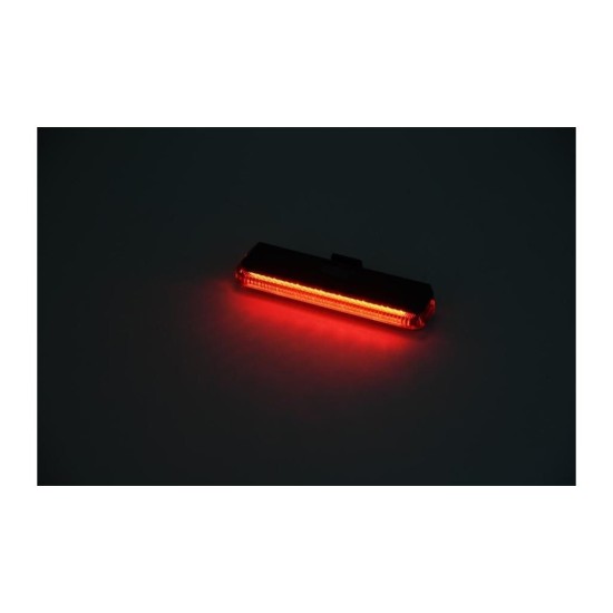 Svetlo na bicykel zadné COB LED 60lm červené 4 funkcie COMPASS