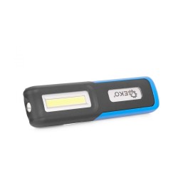 Batériové pracovné svetlo 3+3W LED COB 1200 mAh s držiakom a magnetom GEKO Batériové pracovné svetlo 3+3W LED COB 1200 mAh s držiakom a magnetom GEKO