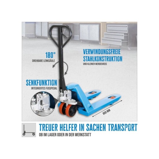 Paletový vozík GHW 2500-80 PU GÜDE