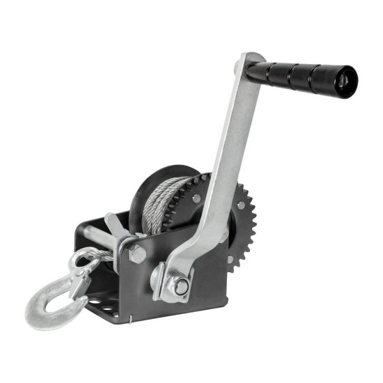 Lanový navijak s kľukou, do 360kg/8m kábel EXTOL PREMIUM