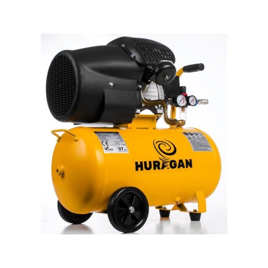 Dvojpiestový kompresor 50l HURAGAN Dvojpiestový kompresor 50l HURAGAN