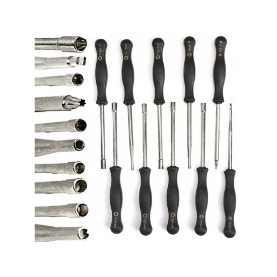 Sada 10ks nastavovacích kľúčov karburátora v kufríku MAR-POL Sada 10ks nastavovacích kľúčov karburátora v kufríku MAR-POL