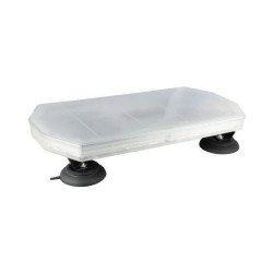 LED výstražný maják - oranžový, 12/24V, 48W, magnet