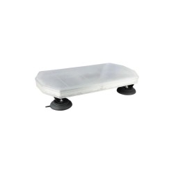 LED výstražný maják - oranžový, 12/24V, 48W, magnet