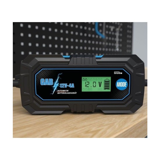 Automatická nabíječka baterií GAB 12V/6V-4A GÜDE Automatická nabíječka baterií GAB 12V/6V-4A GÜDE