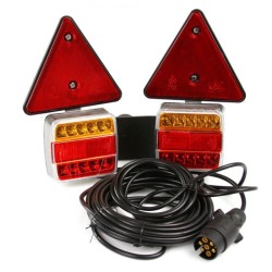 Sada LED zadných svetiel na magnete, s reflektorom MAR-POL Sada LED zadných svetiel na magnete, s reflektorom MAR-POL
