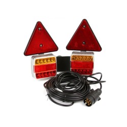 Sada LED zadných svetiel na magnete, s reflektorom MAR-POL Sada LED zadných svetiel na magnete, s reflektorom MAR-POL