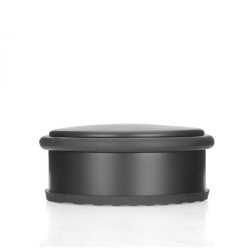 Voľne stojaca dverová zarážka, nízka, čierna GEKO