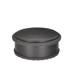 Voľne stojaca dverová zarážka, nízka, čierna GEKO