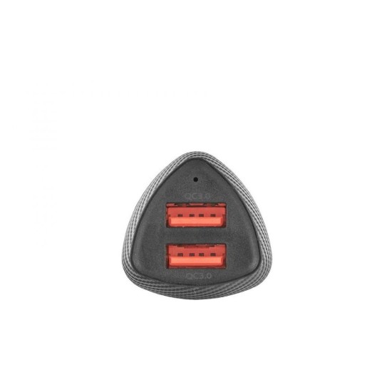 Nabíjačka do auta s funkciou rýchleho nabíjania 2xUSB QC3, 0,36W, 7,2A KELTIN Nabíjačka do auta s funkciou rýchleho nabíjania 2xUSB QC3, 0,36W, 7,2A KELTIN