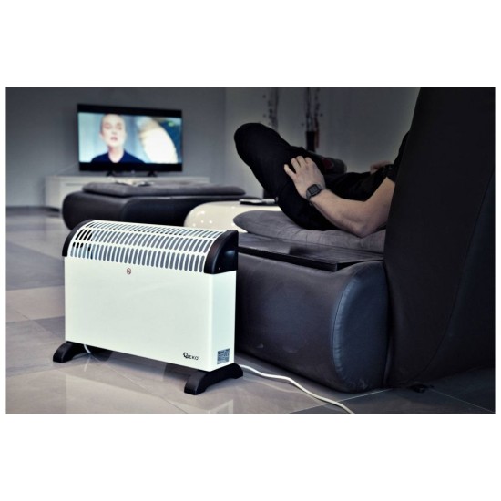 Konvektor s termostatom 2000 W, biely GEKO Konvektor s termostatom 2000 W, biely GEKO