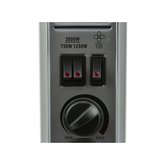 Konvektor 2000W, so zabudovaným ventilátorom a časovačom GEKO Konvektor 2000W, so zabudovaným ventilátorom a časovačom GEKO