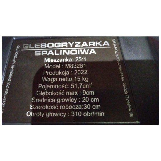 Benzínový kultivátor 1,4kW DEMON Benzínový kultivátor 1,4kW DEMON