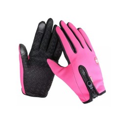 Dotykové športové rukavice, ružové, veľkosť. M Dotykové športové rukavice, ružové, veľkosť. M