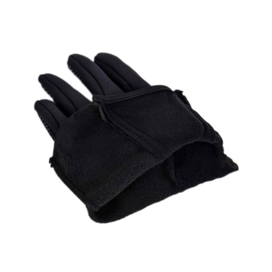 Dotykové športové rukavice, čierne, veľkosť. L