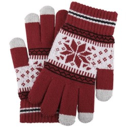 Zimné rukavice na dotyk, červená hviezda Zimné rukavice na dotyk, červená hviezda