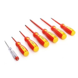 Sada elektrikárskych skrutkovačov s testerom, 7ks KRAFT&DELE Sada elektrikárskych skrutkovačov s testerom, 7ks KRAFT&DELE
