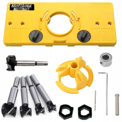 Šablóna na vŕtanie otvorov pod pánty dverí (pánty) KRAFT&DELE Šablóna na vŕtanie otvorov pod pánty dverí (pánty) KRAFT&DELE