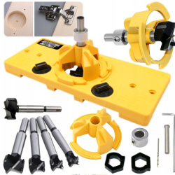 Šablóna na vŕtanie otvorov pod pánty dverí (pánty) KRAFT&DELE Šablóna na vŕtanie otvorov pod pánty dverí (pánty) KRAFT&DELE