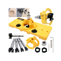 Šablóna na vŕtanie otvorov pod pánty dverí (pánty) KRAFT&DELE