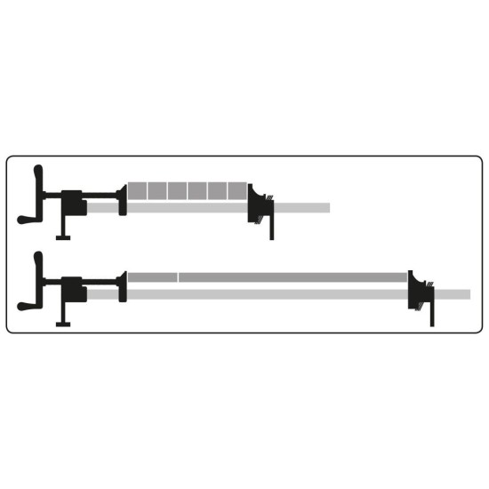 Nastaviteľná objímka na rúrku, pre priemer rúrky 1/2" EXTOL PREMIUM Nastaviteľná objímka na rúrku, pre priemer rúrky 1/2" EXTOL PREMIUM