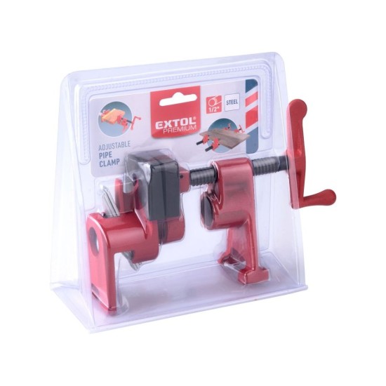 Nastaviteľná objímka na rúrku, pre priemer rúrky 1/2" EXTOL PREMIUM Nastaviteľná objímka na rúrku, pre priemer rúrky 1/2" EXTOL PREMIUM