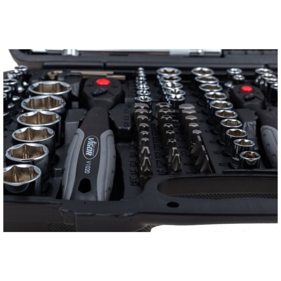 Gola sada 1/4", 3/8", 1/2", 172ks VIGOR