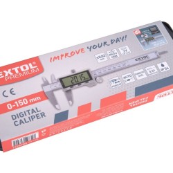 Posuvná digitálna stupnica z nehrdzavejúcej ocele, 0-150 mm, USB-C EXTOL PREMIUM Posuvná digitálna stupnica z nehrdzavejúcej ocele, 0-150 mm, USB-C EXTOL PREMIUM