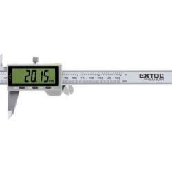 Posuvná digitálna stupnica z nehrdzavejúcej ocele, 0-150 mm, USB-C EXTOL PREMIUM Posuvná digitálna stupnica z nehrdzavejúcej ocele, 0-150 mm, USB-C EXTOL PREMIUM
