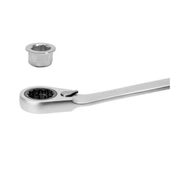 Račňový kľúč v tvare a vložky, sada 11ks, 8-19mm, CrV EXTOL PREMIUM Račňový kľúč v tvare a vložky, sada 11ks, 8-19mm, CrV EXTOL PREMIUM