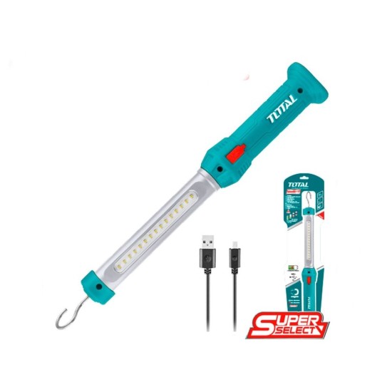 Světlo pracovní, 300lm, USB nabíjení TOTAL