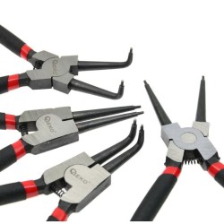 Seegerové kliešte 180mm/7", sada 4ks GEKO