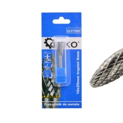 Stopková fréza na kov 10x25mm, plameň GEKO