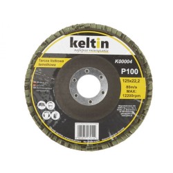 Brúsny lamelový kotúč, 125 mm, P100 KELTIN