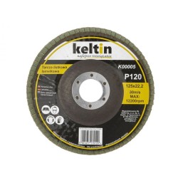 Brúsny lamelový kotúč, 125 mm, P120 KELTIN Brúsny lamelový kotúč, 125 mm, P120 KELTIN