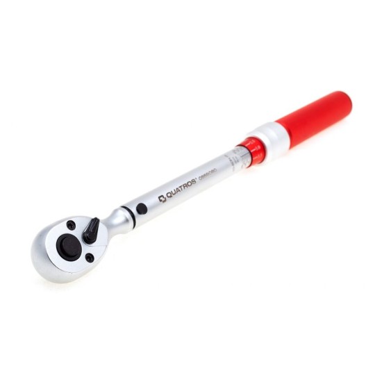 Momentový kľúč 3/8" 10-60Nm, zvýšená presnosť 3%, s certifikátom QUATROS Momentový kľúč 3/8" 10-60Nm, zvýšená presnosť 3%, s certifikátom QUATROS