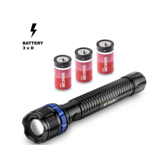 RPL 153 Svietidlo s funkciou zoomu 1W LED 3XD RETLUX RPL 153 Svietidlo s funkciou zoomu 1W LED 3XD RETLUX