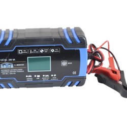 Nabíjačka autobatérií, automatická 12V/24V, 8A/4A 2-150Ah SATRA Nabíjačka autobatérií, automatická 12V/24V, 8A/4A 2-150Ah SATRA