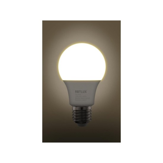 LED žiarovka stmievateľná 3 stupňová DIMM 10 W E27 A60 WW RLL 499 RETLUX LED žiarovka stmievateľná 3 stupňová DIMM 10 W E27 A60 WW RLL 499 RETLUX