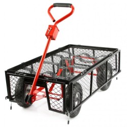 Štvorkolesový prepravný vozík 400 kg, s vložkou MAR-POL